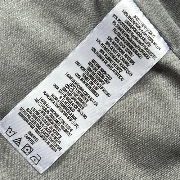 Calvin Klein Performance Off-White Stretchy Quilted Vest Medium - Picture 9 of 12